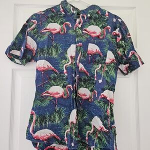 BKLYN Athletics Tropical Print Shirt